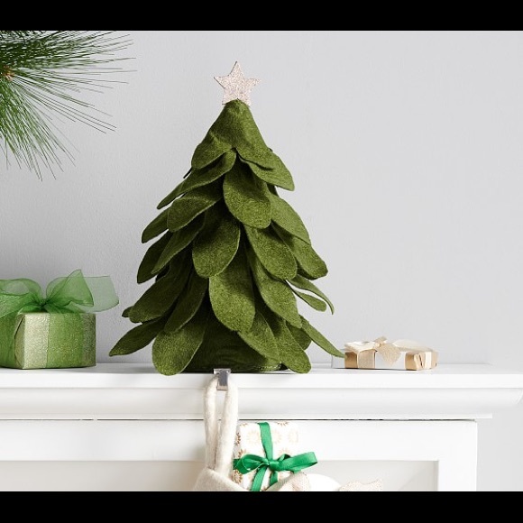 Pottery Barn Kids Other - Pottery Barn Lids Decorative and Delightful Felted Faux Tree Stocking Holder🌲